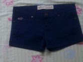 Short Hollister azul marinho