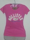 Camiseta t-shirt HOLLISTER Rosa