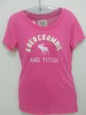 Camiseta t-shirt Abercrombie rosa