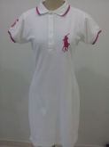 Vestido gola polo Ralph Lauren