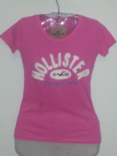 Camiseta t-shirt HOLLISTER Rosa