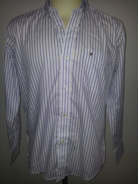Camisa social Tommy Hilfiger listrada