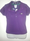 Camiseta Gola Polo Lacoste lilás