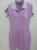 Vestido gola polo Ralph Lauren