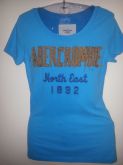 Camiseta t-shirt Abercrombie Turquesa Escuro