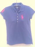 Camisa gol polo Ralph Lauren azul ardósia escura