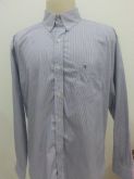 Camisa social Tommy Hilfiger listrada, manga longa