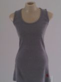 vestido Abercrombie cinza