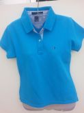Camisa gola polo Tommy Hilfiger azul céu