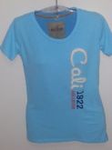 Camiseta t-shirt Hollister turquesa médio