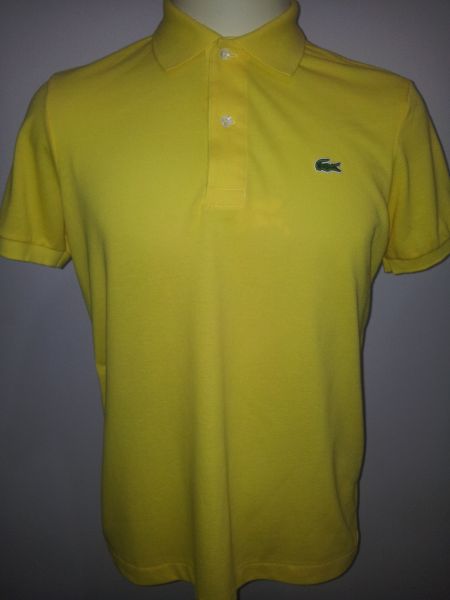 Camisa gola polo Lacoste  amarela