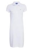 Vestido gola polo Ralph Lauren branco