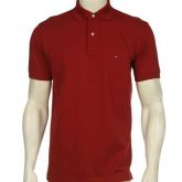 Camisa gola polo Tommy Hilfiger vermelha