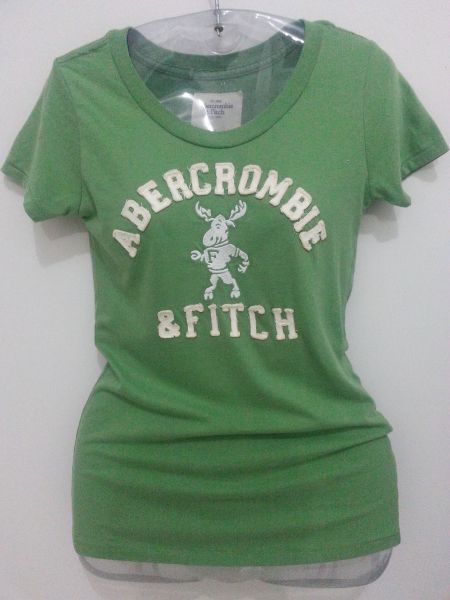 Camiseta t-shirt Abercrombie verde lima