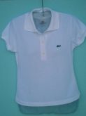 Camiseta Gola Polo Lacoste branca