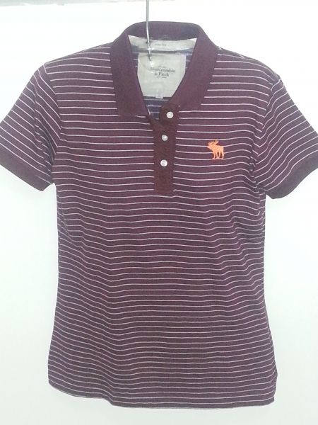 Camiseta Gola Polo Abercrombie Listrada