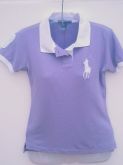Camisa gola polo Ralph Lauren lilás