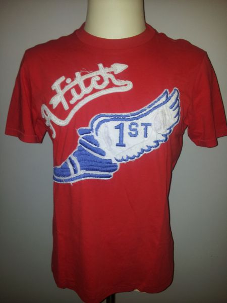 Camiseta t-shirt Abercrombie vermelha
